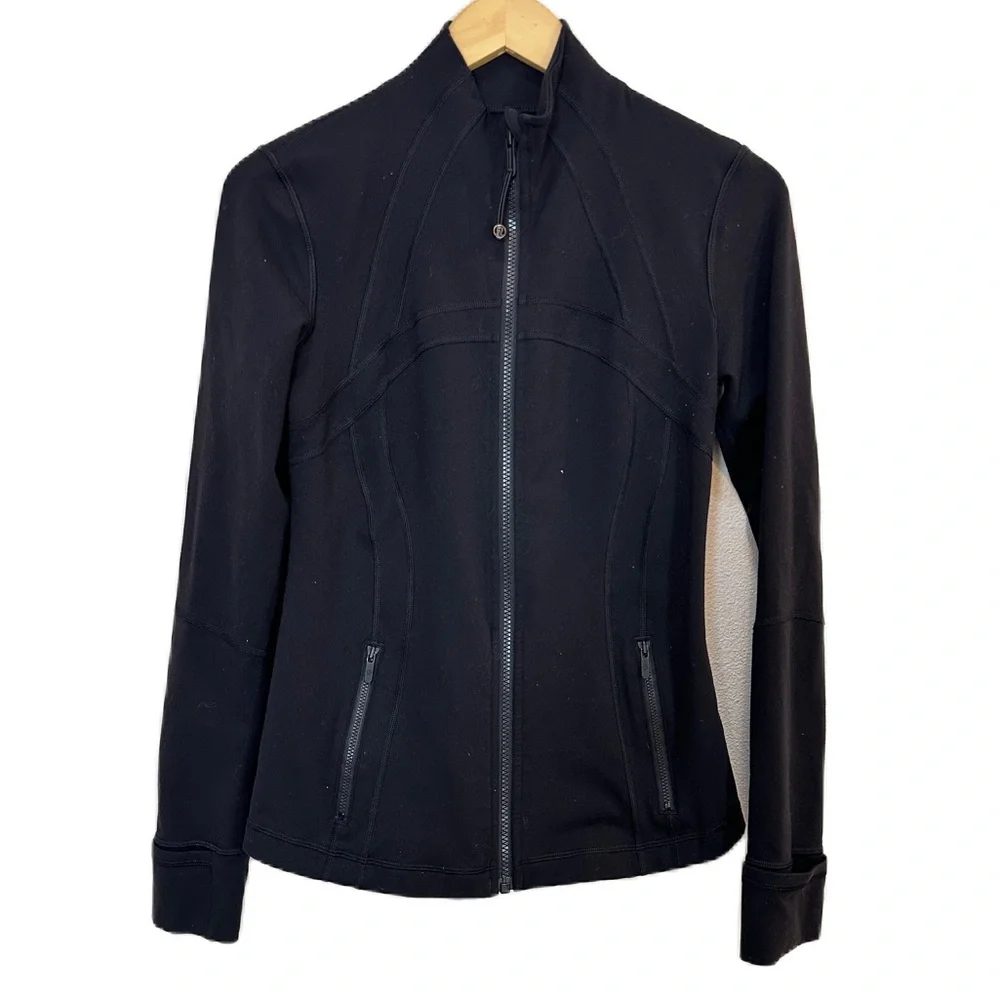 Lululemon Black Define Full Zip Jacket Women’s Sz 8‎